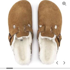 BIRKENSTOCK Boston Shearling - Mink - Like New